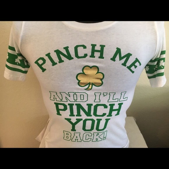 Woman’s Lucky Pinch Me Short Sleeve T-Shirt - Picture 5 of 7